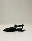 S6-P24-1 Scarpa Aperta Nero Latte