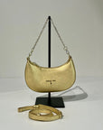 S6-8B0309 Borsa Hobo con Catena Solar Gold