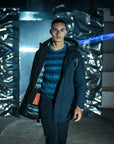 W5-0015 FROST Parka Tech Lungo Cappuccio Beige Man
