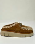W5-Bounce Clog Metal Logo Cognac