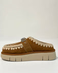 W5-Bounce Clog Metal Logo Cognac
