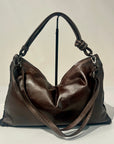 W6-873 ONDA Borsa Laser Lune Cioccolato