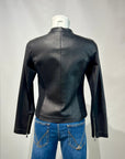 DS4-TARIFA Giubbotto in Pelle Black Woman