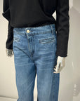 W4-26013 Jeans Wide Sfrangiato