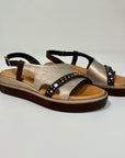 S6-1950 Sandalo Zeppa Malva Moro