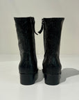 W6-RAYA07 Stivaletto Snake Nero Woman
