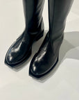W6-K69-3 Stivale Basso Vernice Nero