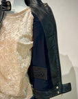 DS4-TRINIDAD MIX Giubbotto in Pelle Black Woman