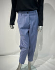 W5-25032 Pantalone Cropped con Tasche Onda