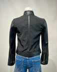 DS4-TRINIDAD MIX Giubbotto in Pelle Black Woman