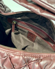 W6-EBAG52 Borsa Hobo Intreccio Nappa Bordeaux