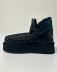 W4-MINI ESKIMO Platform Boot Cracked Black