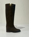 W5-2568 Stivale Desire V Oro Scamosciato Testa di Moro