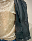 DS5-CICLONE Giubbotto Chiodo Black Woman