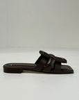 S6-8556 Sabot Aperto Imbottito Chocolate