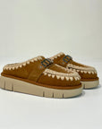 W5-Bounce Clog Metal Logo Cognac