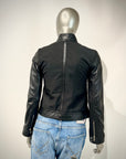 DS4-TRINIDAD MIX Giubbotto in Pelle Black Woman