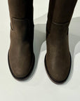 W5-2568 Stivale Desire V Oro Scamosciato Testa di Moro