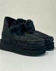 W4-MINI ESKIMO Platform Boot Cracked Black