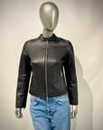 DS4-TARIFA Giubbotto in Pelle Black Woman