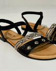 S6-1908 Sandalo Zebra Nero