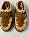 W5-Bounce Clog Metal Logo Cognac