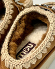 W5-Bounce Clog Metal Logo Cognac