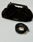 W6-3027 JANINE Suede Dark Brown