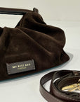 W6-3027 JANINE Suede Dark Brown