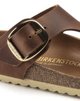 1018745 Gizeh BigBuckle Cognac OIL Woman