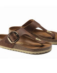 1018745 Gizeh BigBuckle Cognac OIL Woman