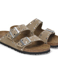 1029390 Arizona Rivet Taupe Woman
