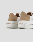 DW5-LANCASTER Leather White/Light Cognac Woman