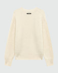 DS6-CREW Maglia Neck Alpaca Blend Ecrù Woman
