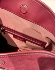 W6-3014 ATENA HOBO Carpet Bordeaux