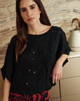 S5-PRINCIPE Blusa Nera