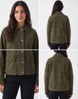 DW6-CAMERON Giacca Suede Mud J27 Woman
