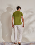 S4-0579 T-Shirt Con Inserti In Jersey Pistacchio Man