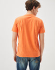 US4-T-Shirt Girocollo Jersey Orange Man