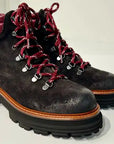 W5-9976 Pedula Suede Carbone/Bordeaux