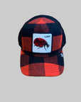 Cappello Lady Bug Quadri RED
