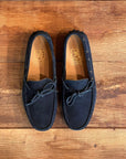 PVU2 Mocassino Car-Shoes Suede Navy Man