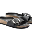 1006523 Madrid BigBuckle Black Oil Woman