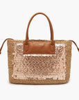 980 Borsa Shopping Beach Gold/Cuoio