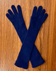 113 Guanto Lungo Cashmere Notturno