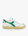 US3-MI Basket Low Used Bianco-Verde Man
