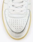 US3-MI Basket Low Used Bianco-Verde Man
