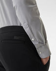 US2-094 Camicia Oxford Jaquard Azzurro Man