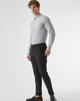 US2-094 Camicia Oxford Jaquard Azzurro Man
