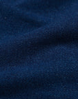 SU3-3895 Giacca Doppiopetto Piquet Washed Indaco Man